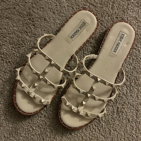 Steve Madden Shoes - Averill Strappy Studded Gladiator Sandal